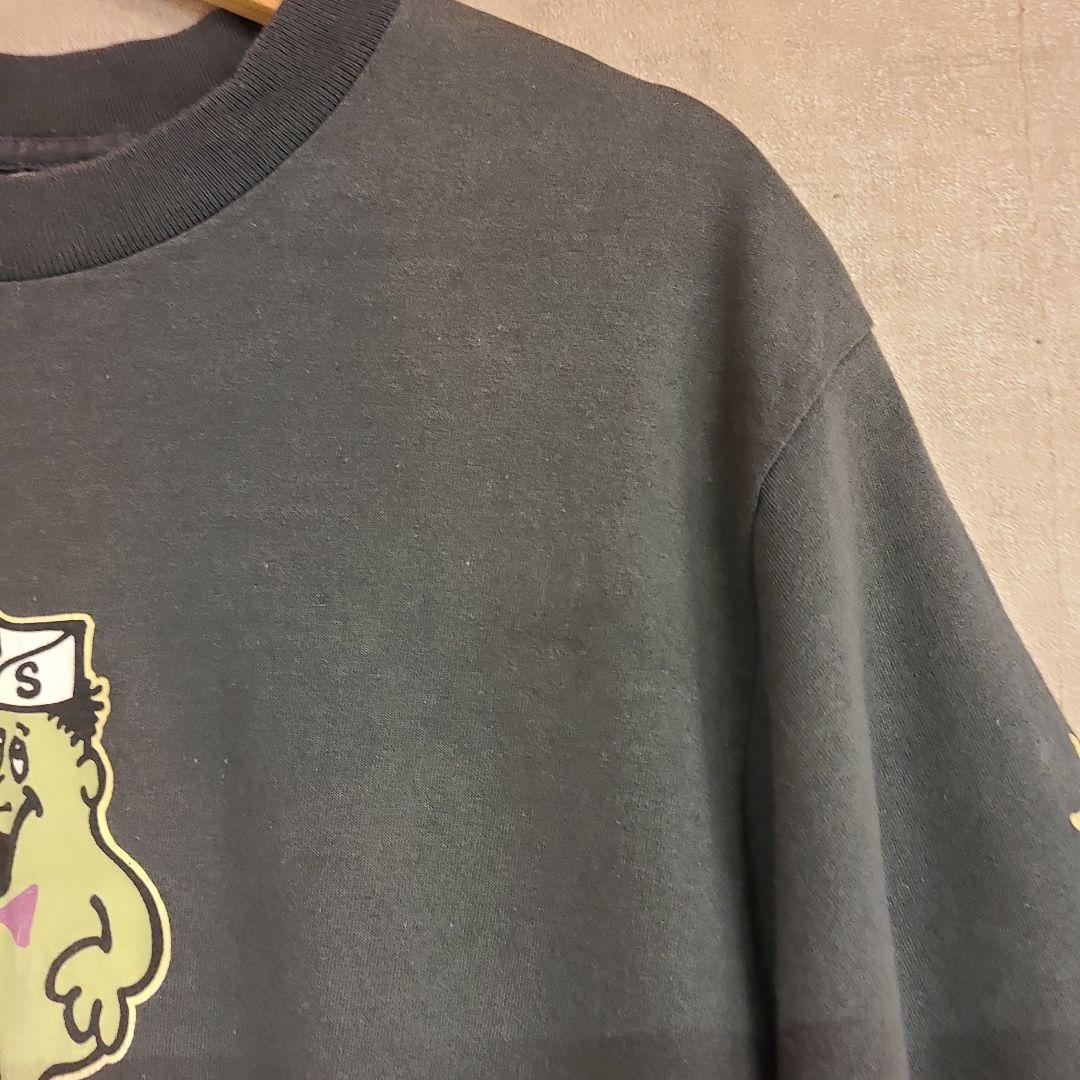 80s 黒タグ期　USA製®️有　OLD STUSSY MONSTER TEE