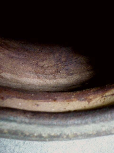 自然釉 常滑焼 壷 [B31489]