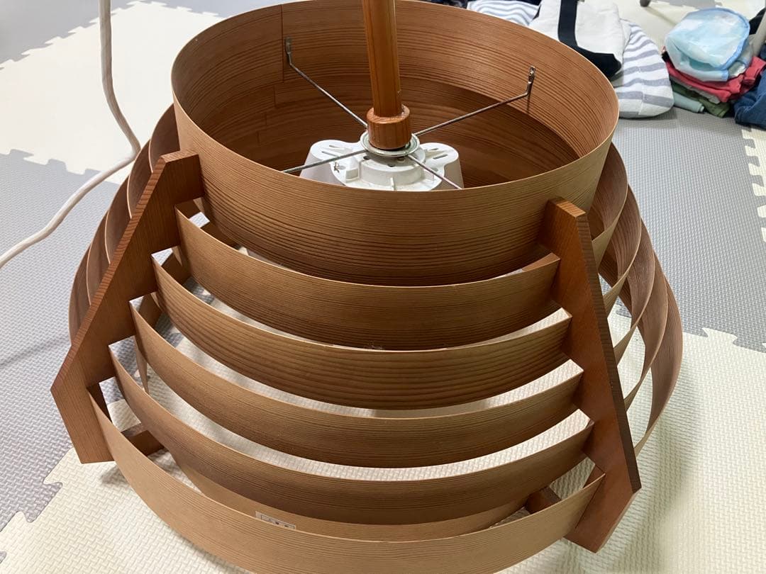 ヤマギワ P2421 白熱灯器具 ヤコブソンランプ φ540 パイン材