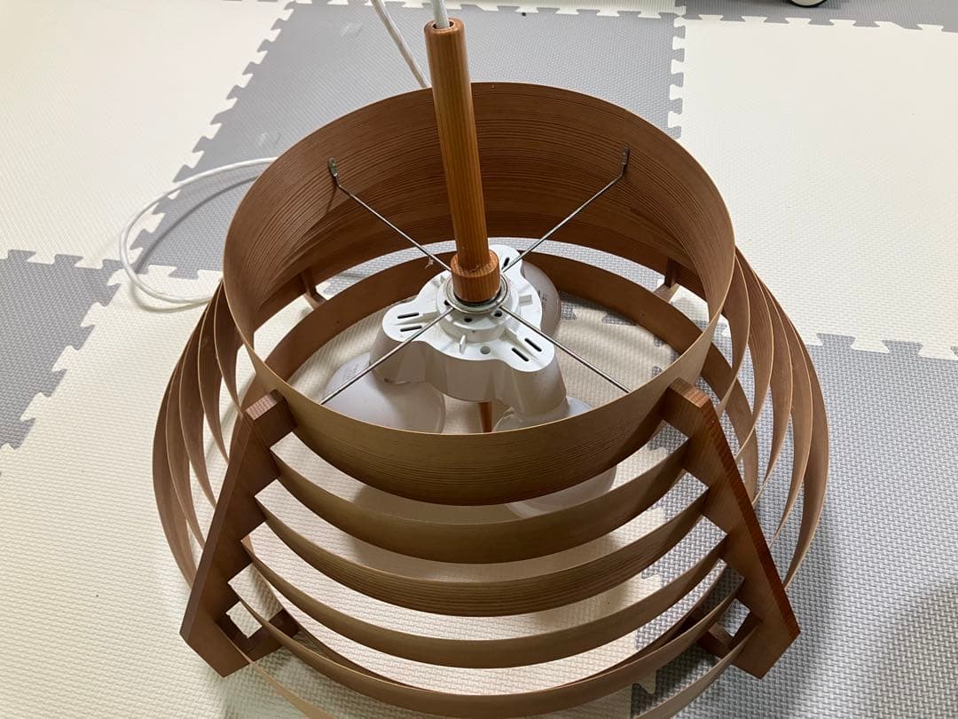 ヤマギワ P2421 白熱灯器具 ヤコブソンランプ φ540 パイン材