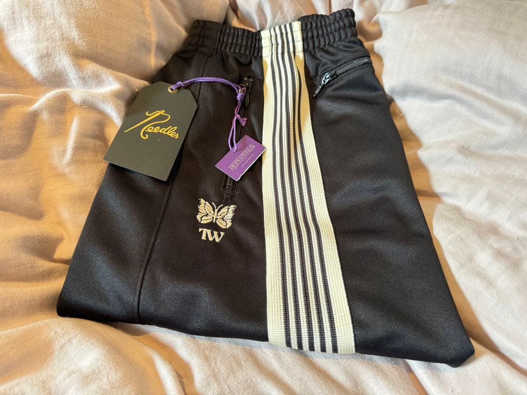 Needles 24ss TW H.D. TRACK PANT 亘つぐみ　黒XS