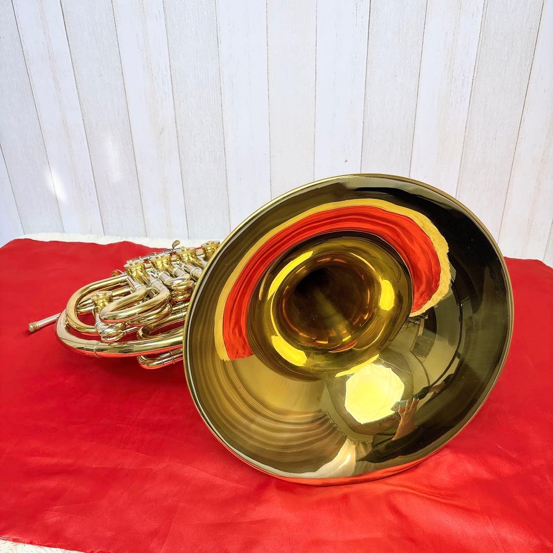 福楽 フルダブルホルン オープンF管 切り替えB♭管 マウスピース付き