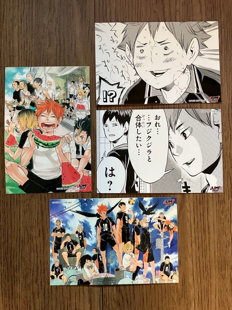 100 ハイキュー　日向翔陽　イラストカード　ポストカード