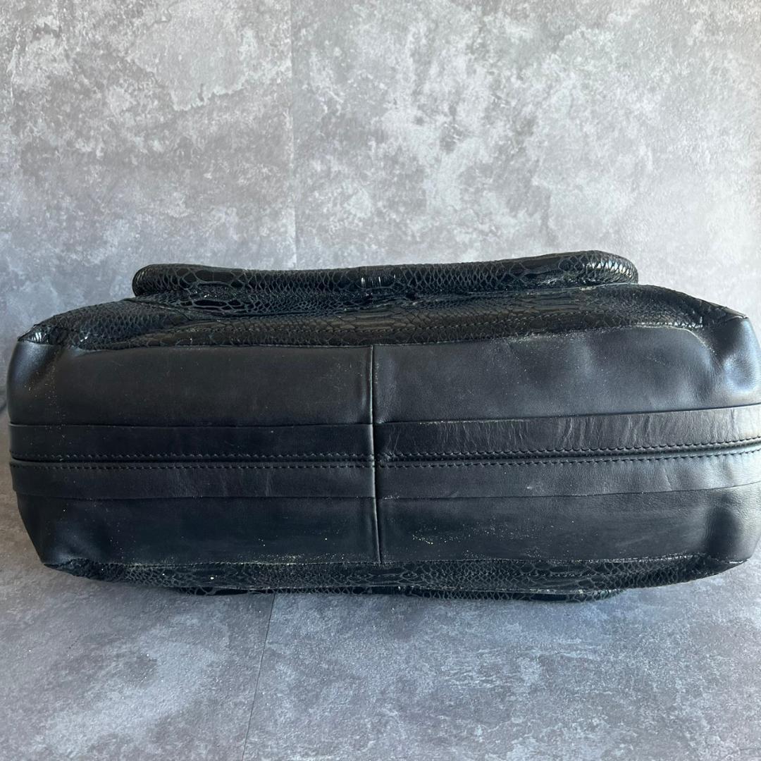 ⭐️Chroe⭐️クロエ パラティ パイソン 2WAY ハンドバッグ ブラック