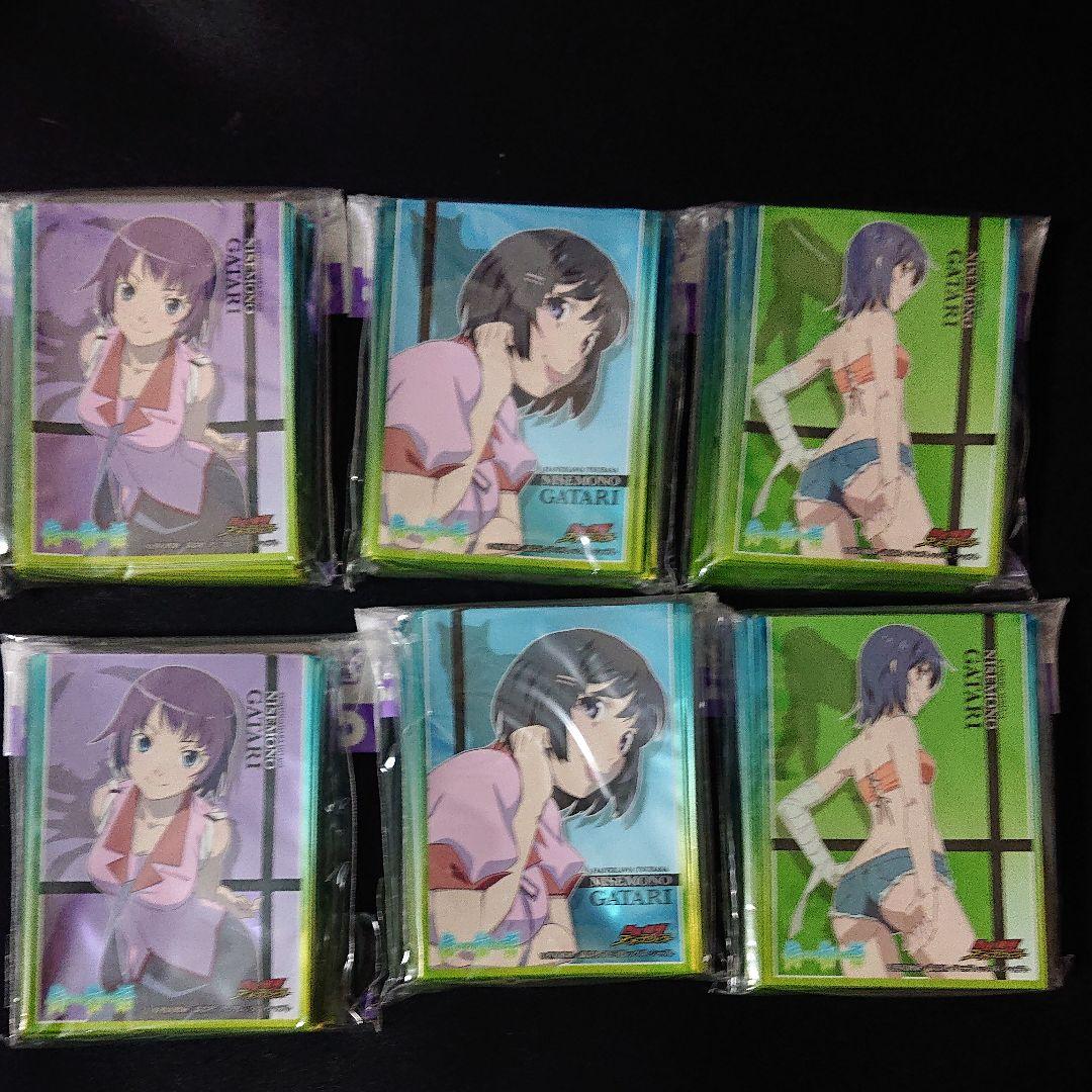 物語シリーズ 偽物語 スリーブ 戦場ヶ原ひたぎ、羽川翼、神原駿河