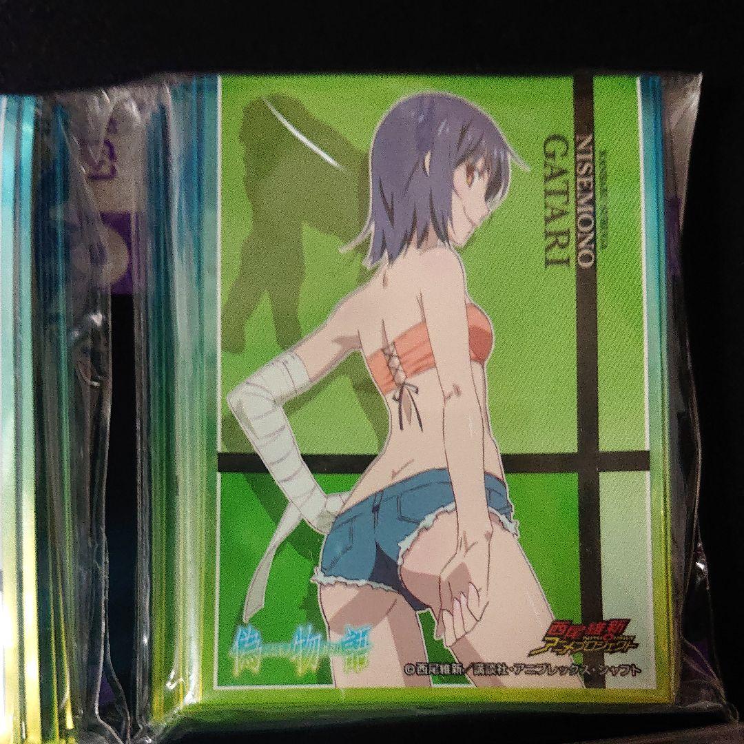 物語シリーズ 偽物語 スリーブ 戦場ヶ原ひたぎ、羽川翼、神原駿河