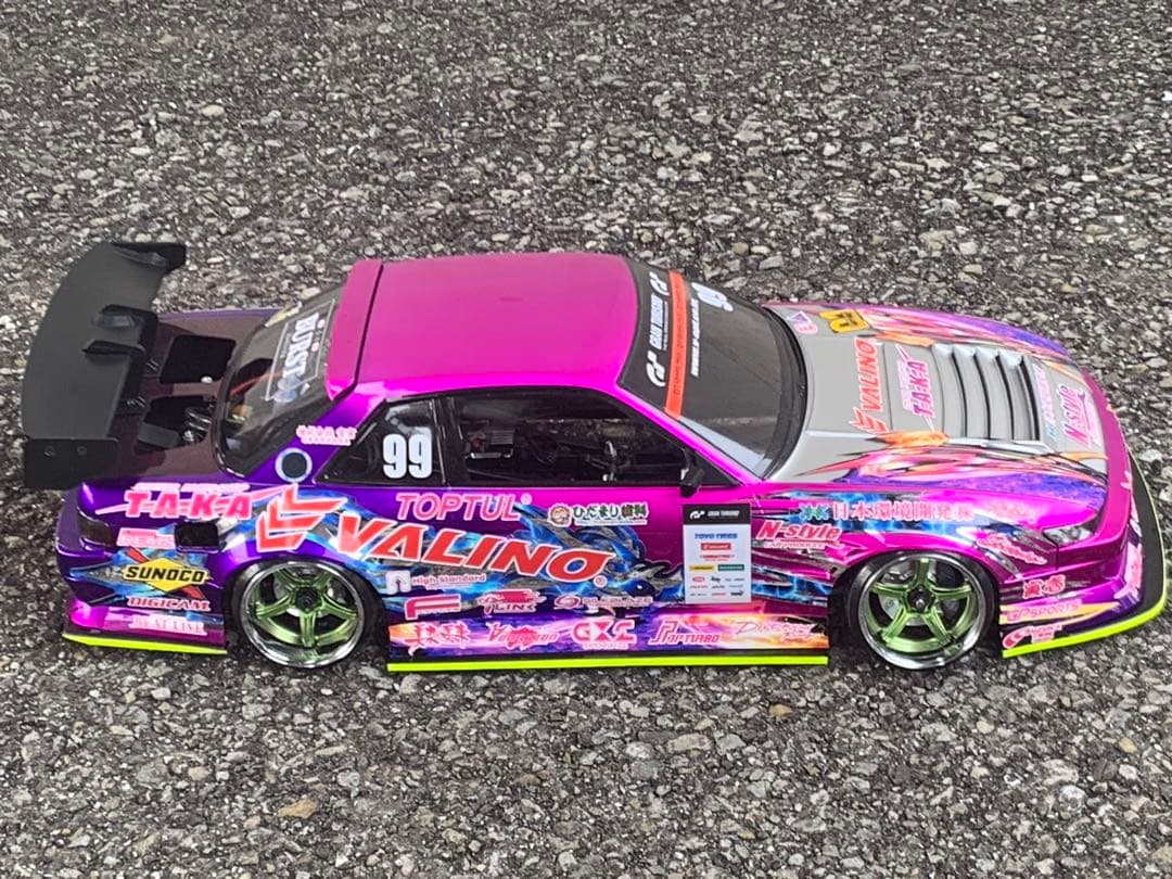 アディクション　S13 シルビア V8 2024中村直樹選手　未使用ボディ