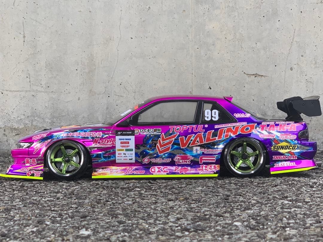 アディクション　S13 シルビア V8 2024中村直樹選手　未使用ボディ