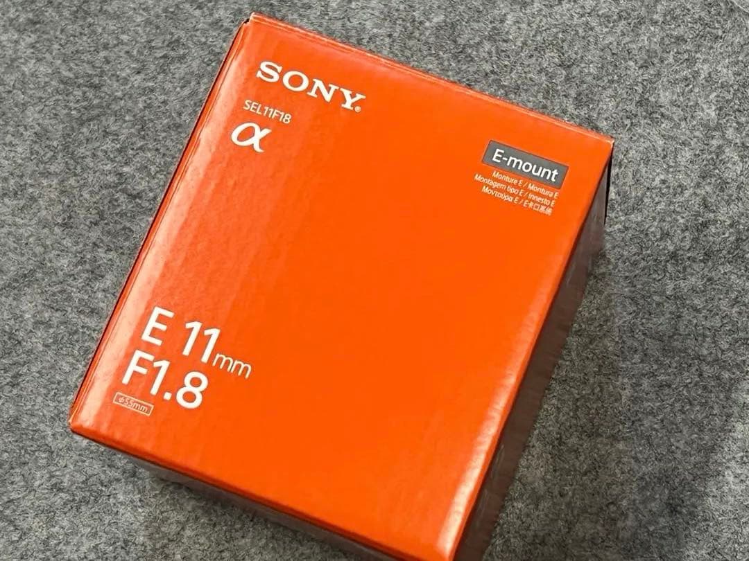 SONY SEL11F18 Eマウント11mm単焦点F1.8超広角レンズ ソニー
