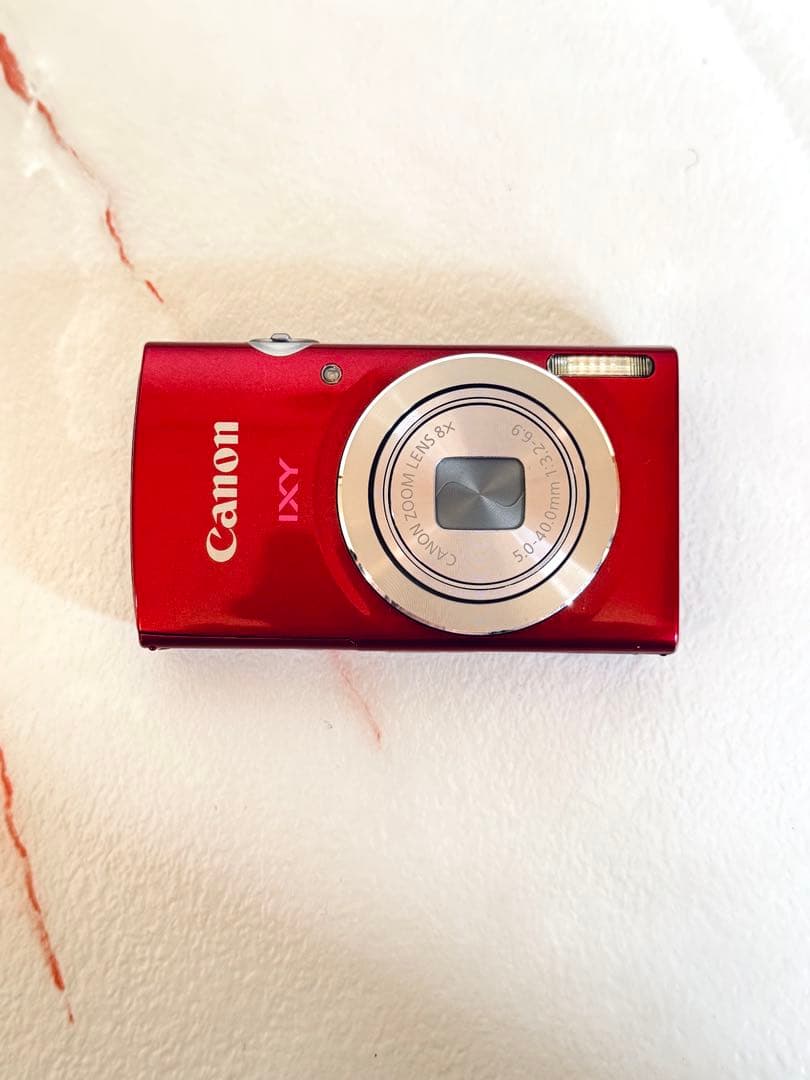 【美品】Canon IXY 120レッド 薄型軽量 コンパクトデジタルカメラ