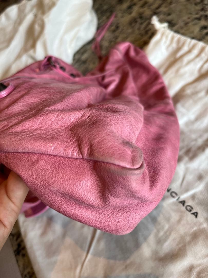 【お値下げ】BALENCIAGA バレンシアガ　ファースト　バッグ ピンク