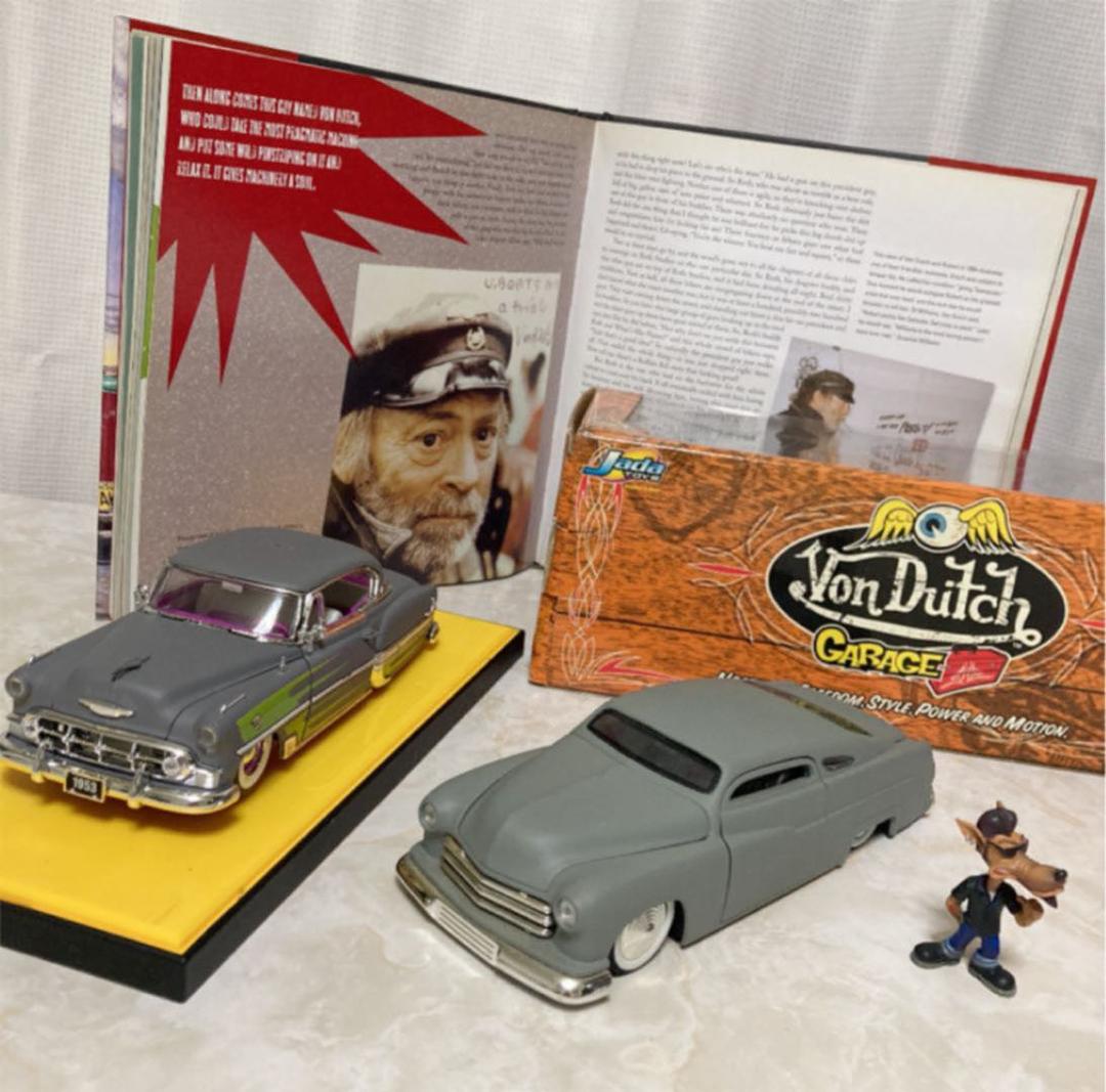 ダイキャスト　Von Dutch  ‘53ベルエア　‘51マーキュリー　洋書レア