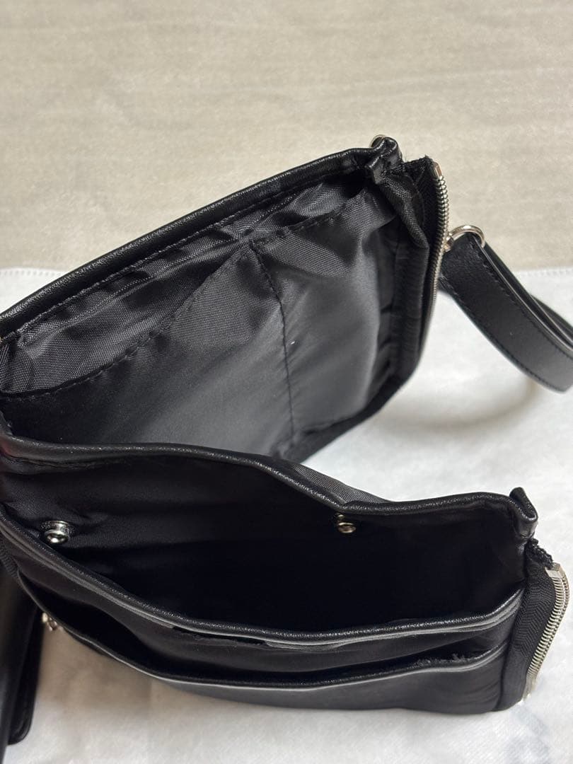 【ABBEY】オリジナル コラボ ナイロンシザーケース ブラック ロゴなし