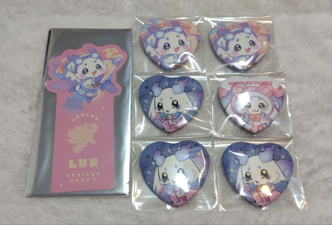 にじさんじ　でびるんぱ〜てぃ〜　缶バッジ　ルンルン