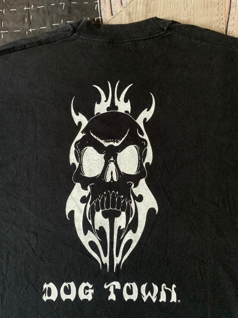 90s XL DOG TOWN vtg Tシャツ スカル トライバル skull