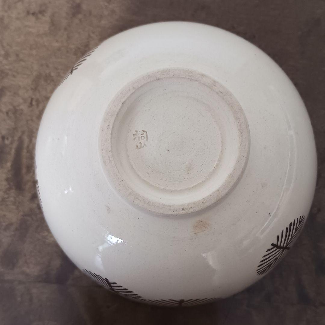 ✨【金銀唐松　茶碗】琴浦　桐山造　 茶碗 陶器 共箱・共布付