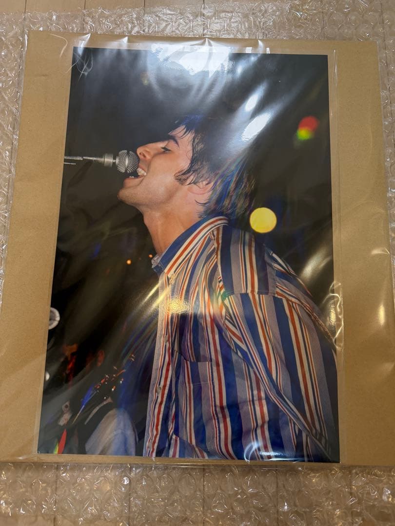 OASIS 直筆サインデニスモリス リアムギャラガーオリジナルプリント オアシス