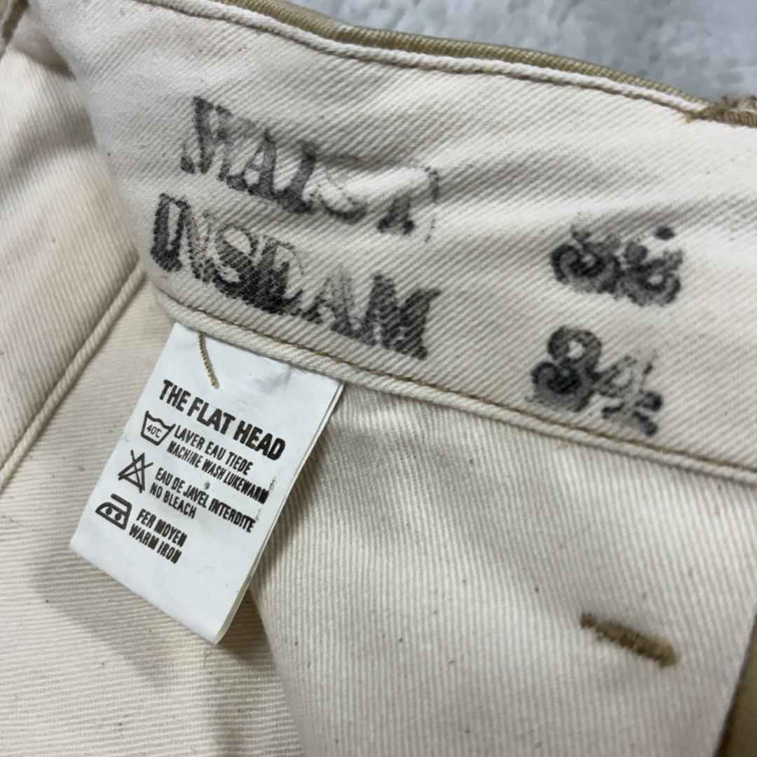 フラットヘッド M-47W チノパン 5ポケット レプリカ サイズ32×34