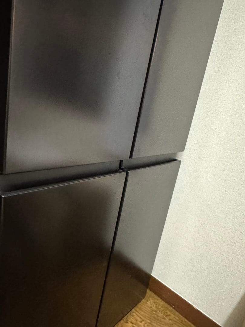 冷蔵庫MAXZENマクスゼンガンメタリックJR415ML01使用1週間極美品