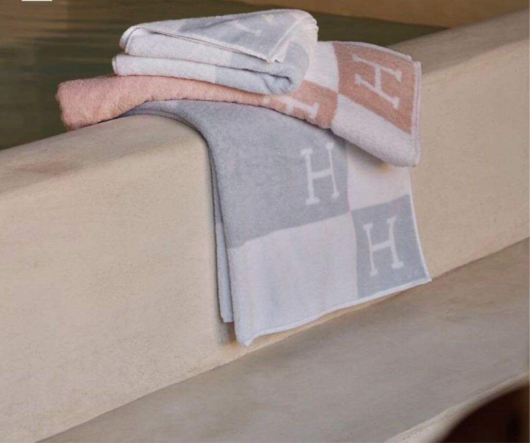 エルメス バスタオル ブランケット アヴァロン ピンク