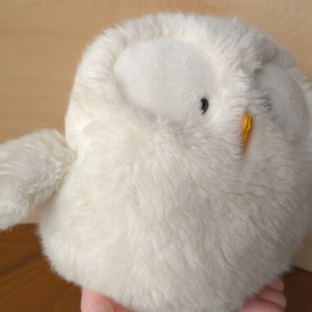 おふう　おふぅ　白フクロウ　昭和レトロ　オリエンタルトーイ　ぬいぐるみ　うめ吉
