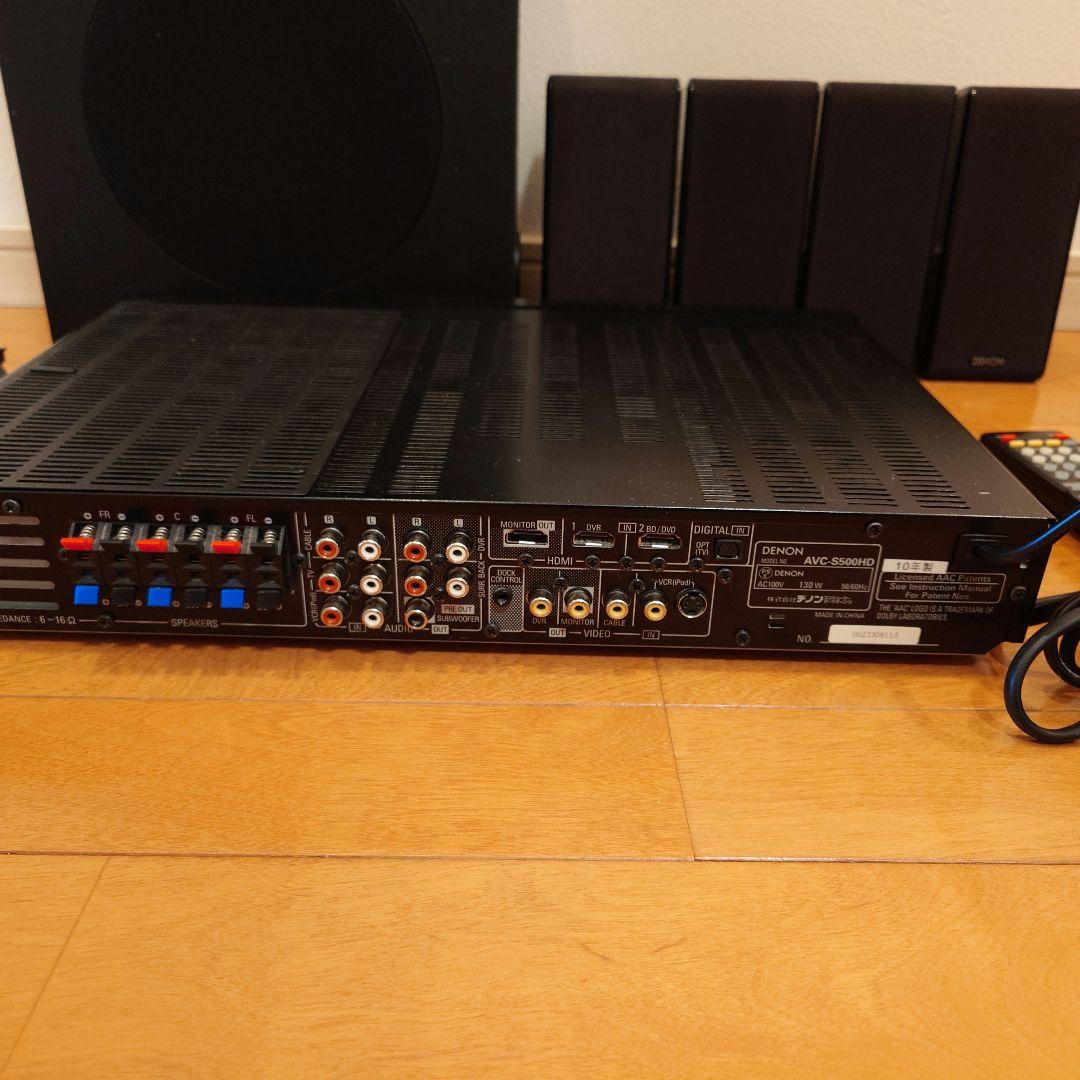 DENON AVC-S500HD 5.1CH ホームシアターシステム セット