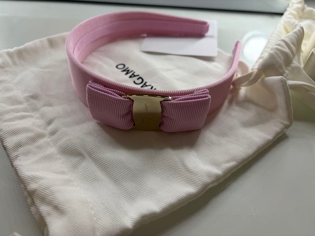 FERRAGAMO リボン付きヘアカチューシャセット