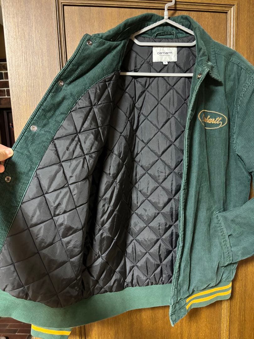 【希少品】Carhartt コーデュロイジャケット ダークグリーン