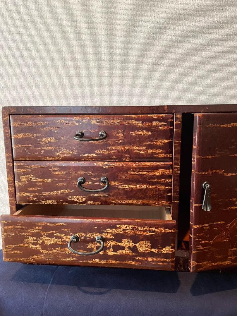 【値下げ】秋田伝統工芸　樺細工　ミニ箪笥