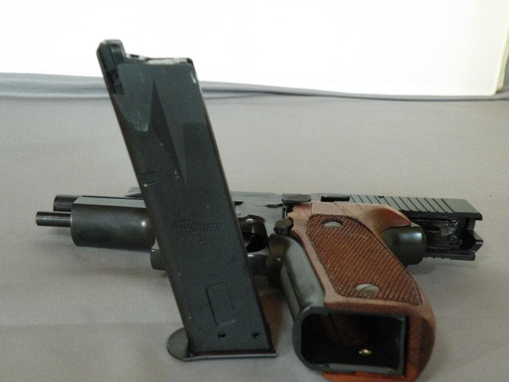 c*t様 タナカワークス P226 シグシュアー マグナブローバック 木製グリッ