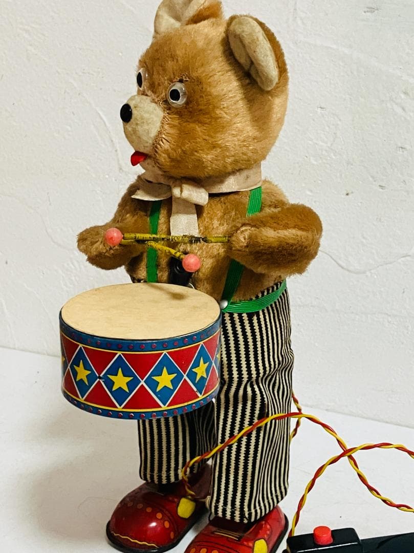 岩谷製作所 1950年 Barney Bear 　ドラマーベア　電動クマ玩具