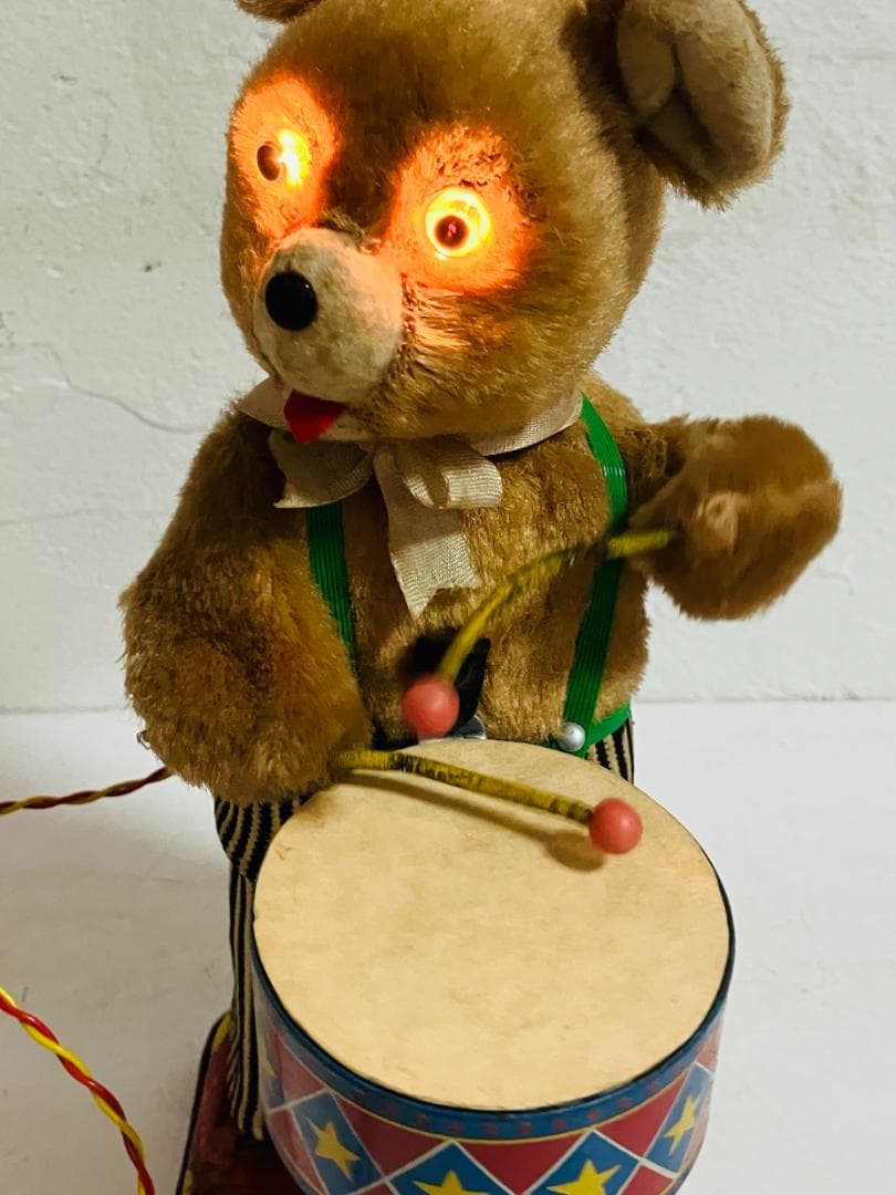 岩谷製作所 1950年 Barney Bear 　ドラマーベア　電動クマ玩具
