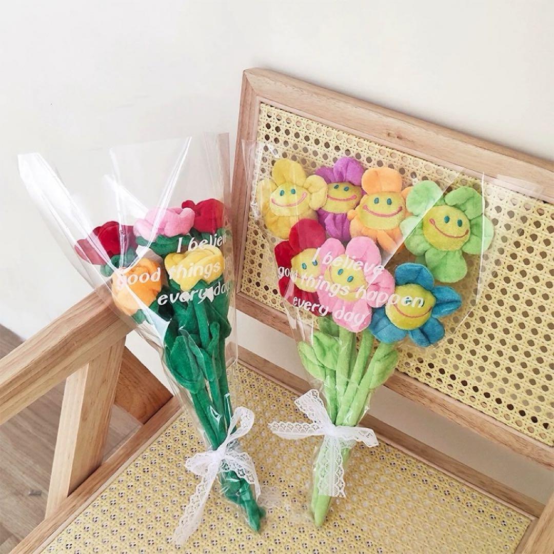 【VVページ】入園卒園☆ぬいぐるみ花束☆スマイルフラワー☆ブーケ　花束