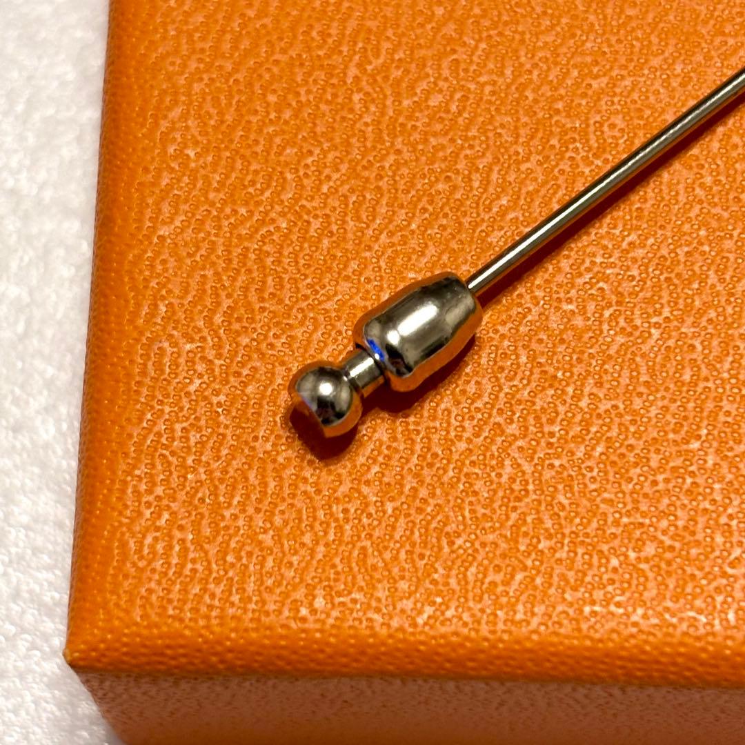 R工房さま エルメス コロゾ ピンブローチ ピンバッジ シルバー