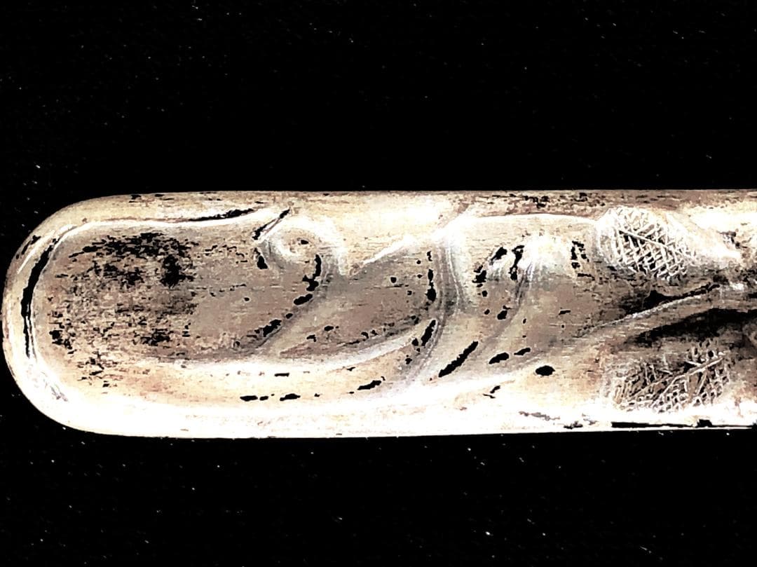 【 銀彫金 ニードルケース 】 英骨董 17世紀 シルバー925