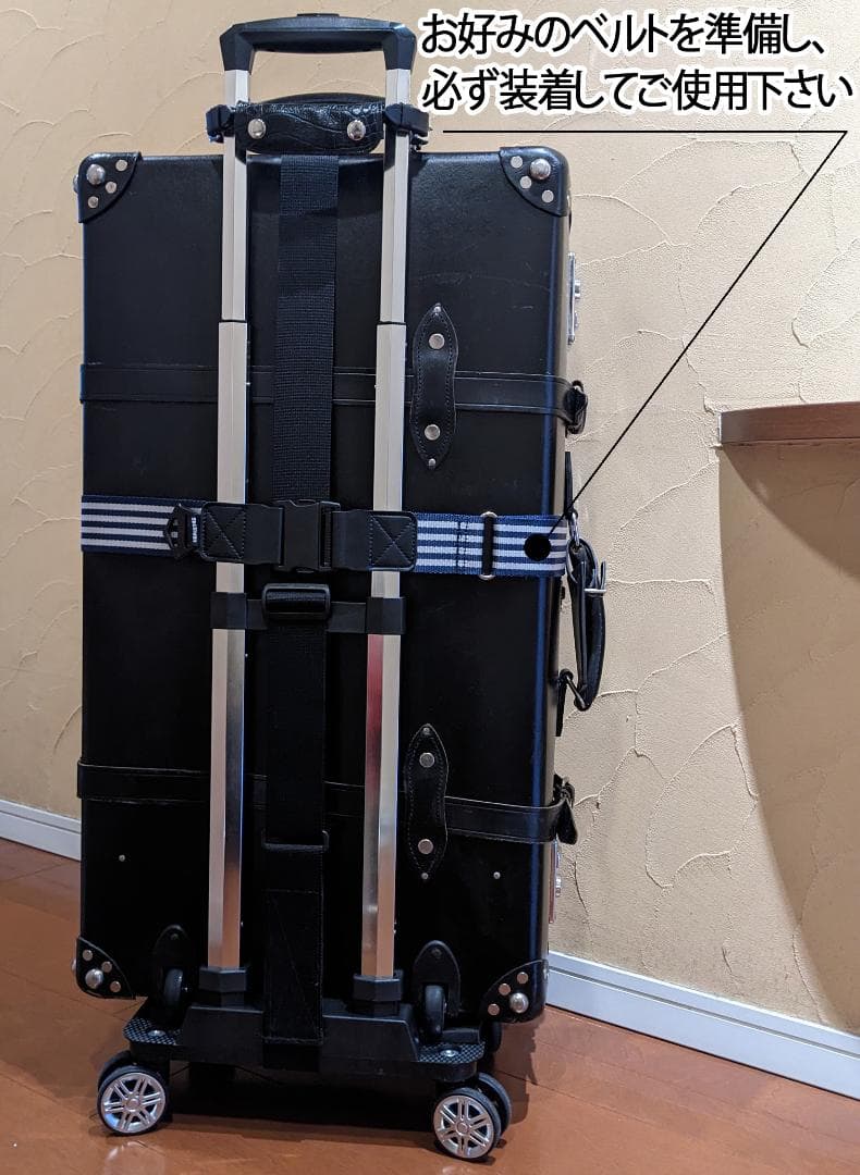 簡単★２輪を４輪に！移動が楽★伸縮ハンドル付／グローブトロッター等スーツケースに