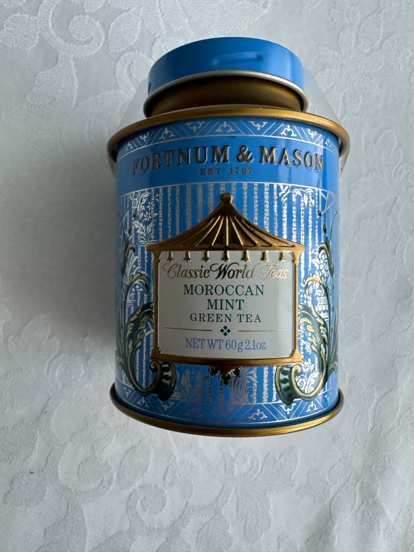 フォートナム&メイソン　クリスマス・ブラック・ティー、モロッカンミントティー