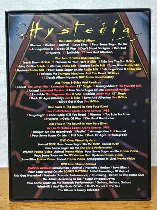 デフ レパード　ヒステリア　30周年記念 スーパー デラックス エディション