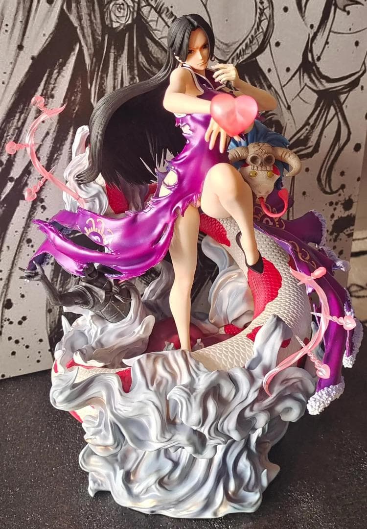 ワンピース 海賊女帝 ハンコック ガレージキット フィギュア 塗装済み完成品