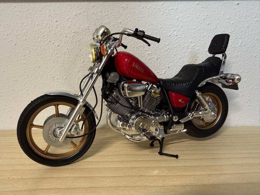 タミヤ オートバイ 1/12 YAMAHA XV1000 ビラーゴ 完成品