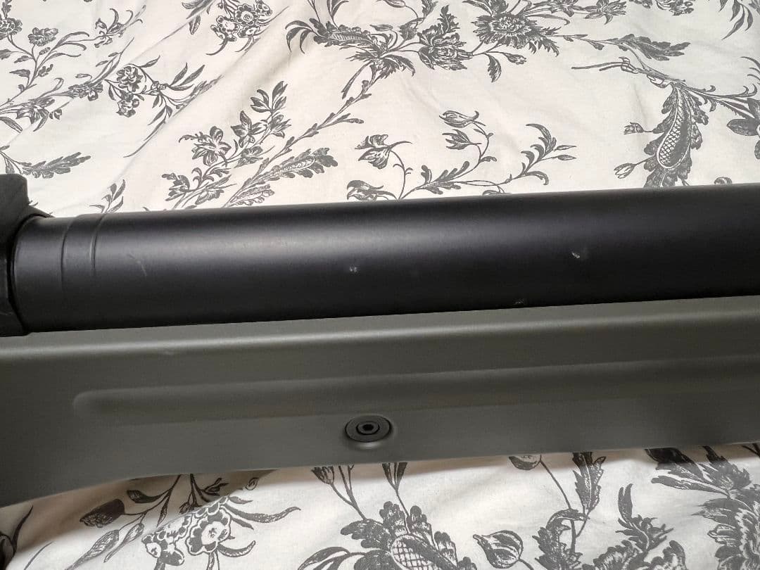 東京マルイ L96AWS ODストック バイポッド マウントレール スコープ付き