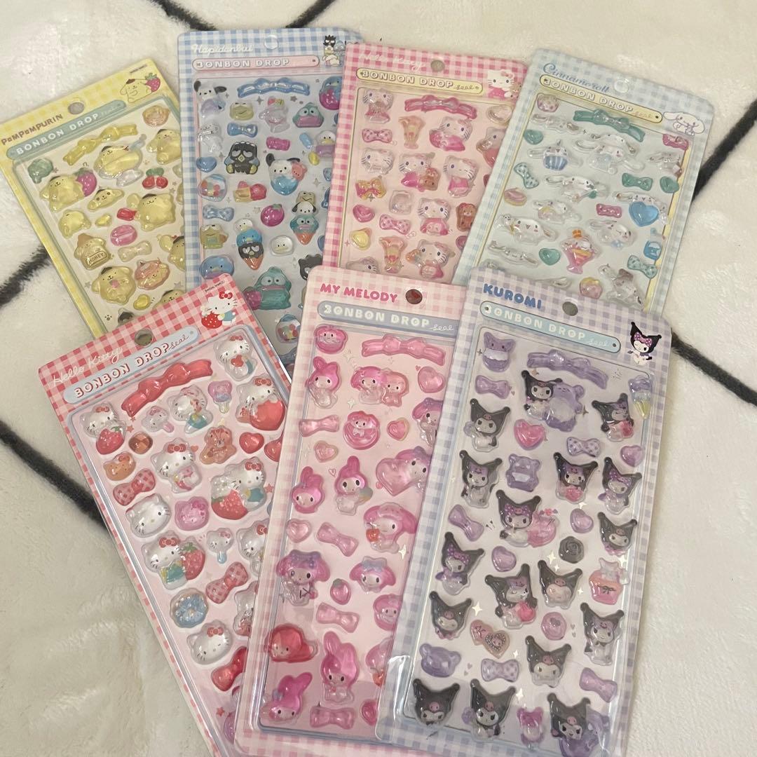 ボンボンドロップシール　サンリオ