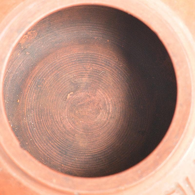 常滑焼　初代　山田常山造　朱泥　漢詩文　茶壷　急須　V　R5681