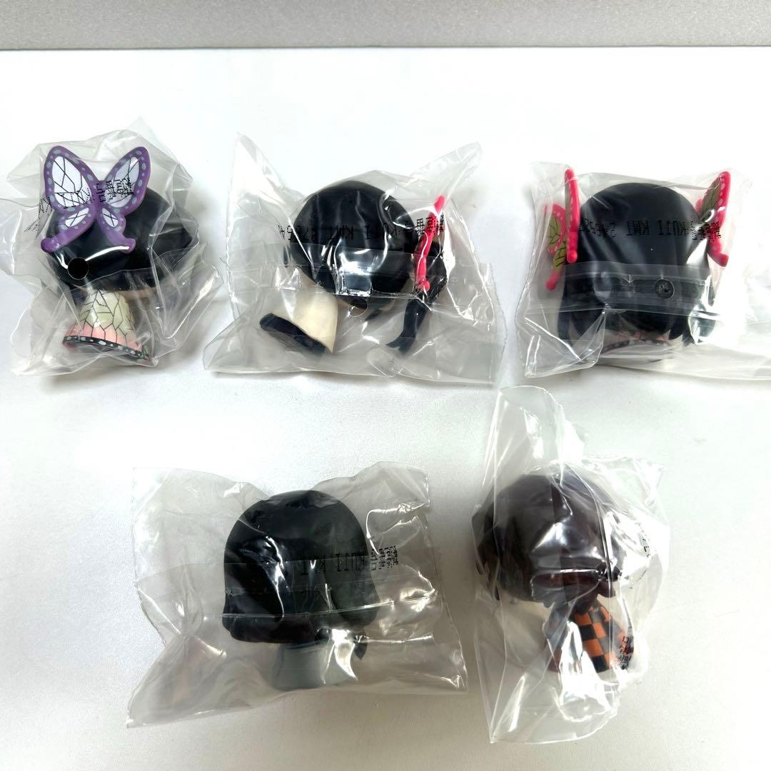 【５個】鬼滅の刃 ちょこのっこフィギュア しのぶ カナヲ 一番くじ 鬼殺の志弐