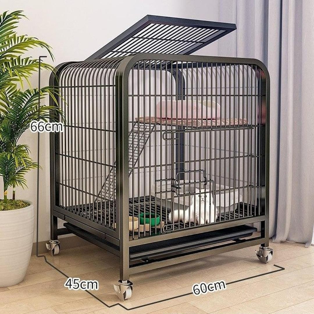 猫ケージ 猫用ケージ 猫ハウス 2段 室内用猫のゲージ 大きめ動物ケ