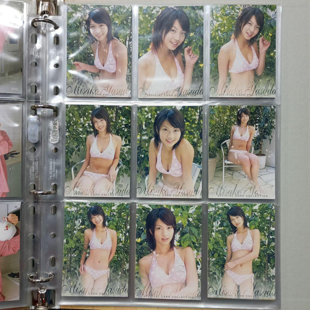 さくら堂2004安田美沙子SP込みコンプリートとバインダー89種類　トレカ