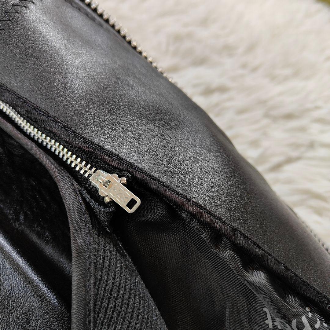 美品✨schott 642 レザージャケット　シングルライダース　牛革　40黒