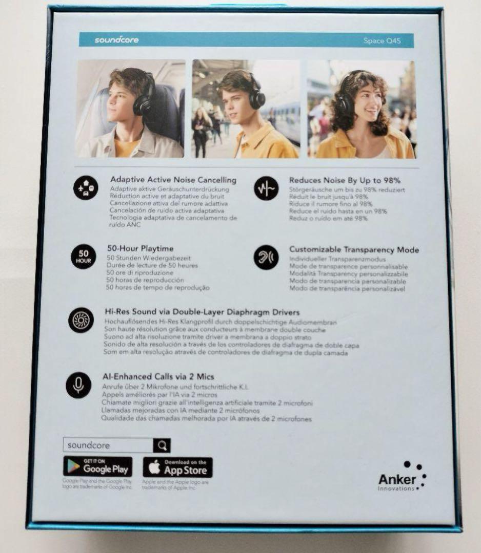 soundcore SPACE Q45 ワイヤレスヘッドホン Anker