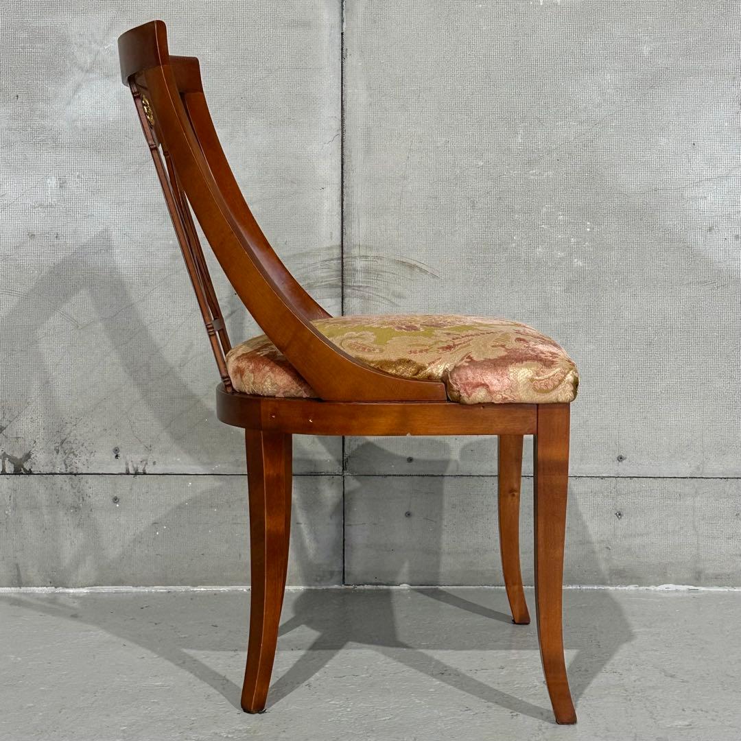 ✦ネオクラシカル様式✦透かし彫り×メダリオン装飾 ダイニングチェア アンティーク