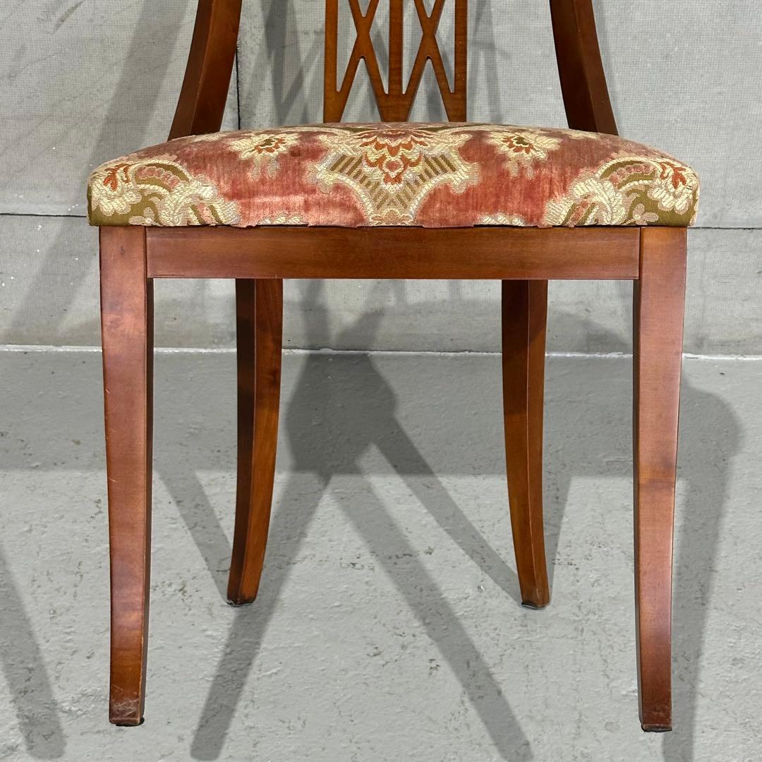 ✦ネオクラシカル様式✦透かし彫り×メダリオン装飾 ダイニングチェア アンティーク